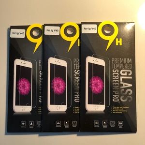 Lg V40 premium tempered glass BRAND NEW